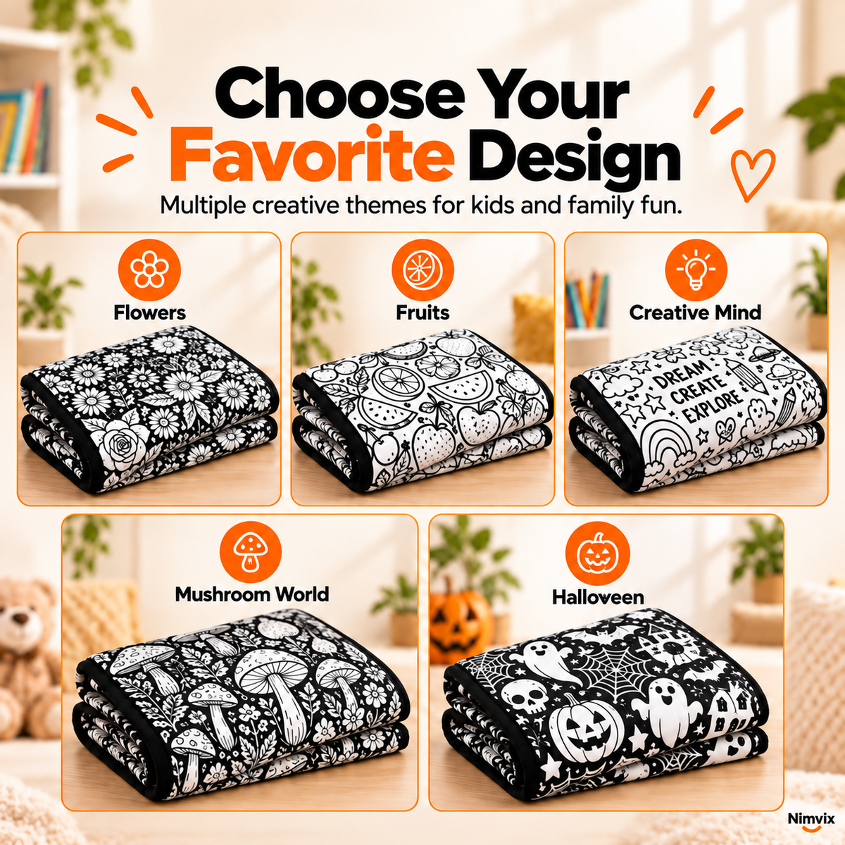 Creative Blanket - Fruit Design