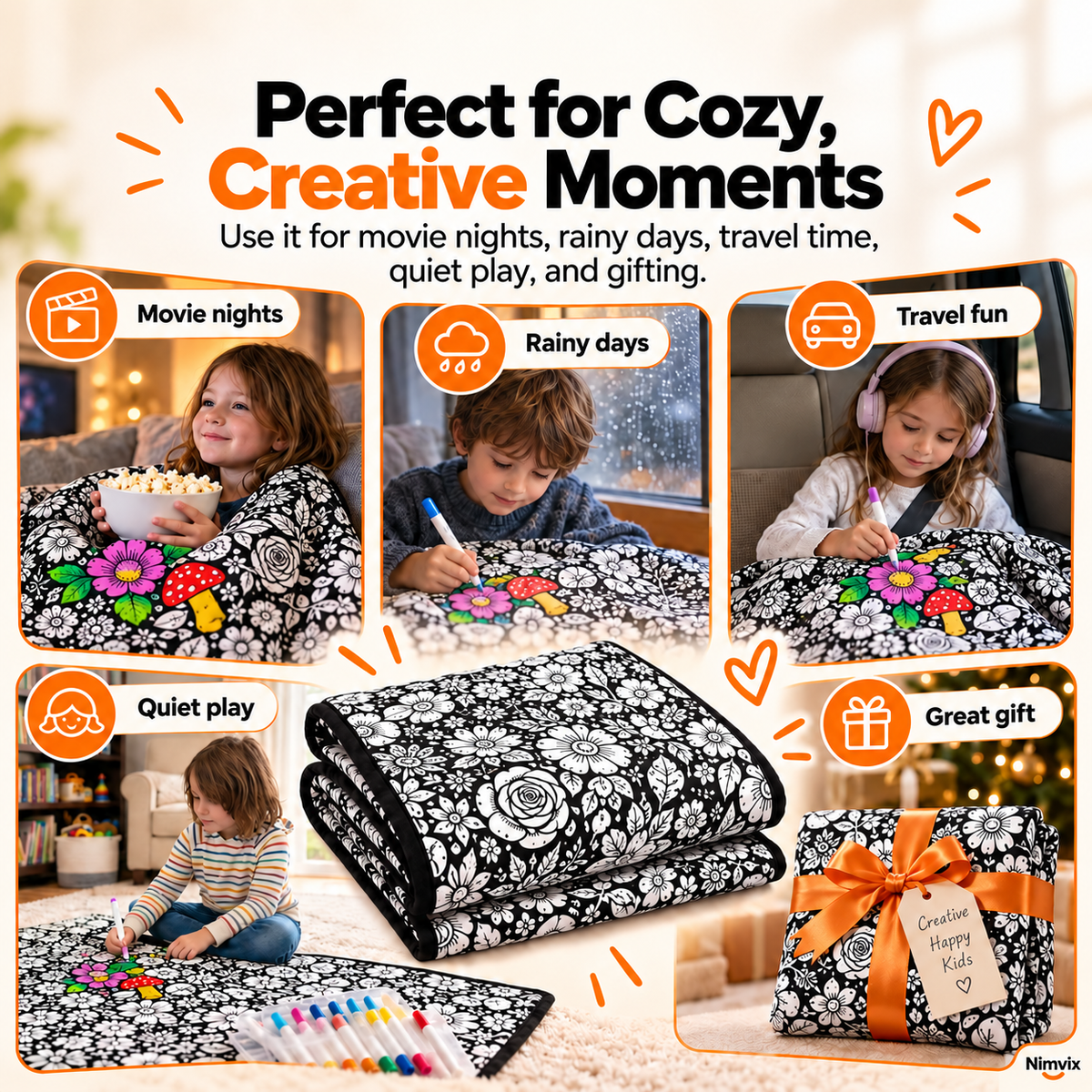 Creative Blanket - Fruit Design